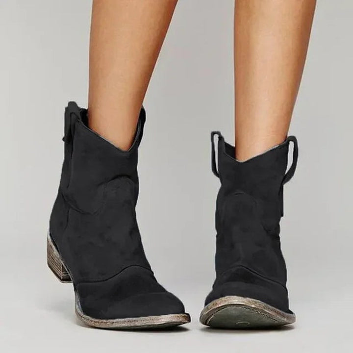 Adele — Western Ankle Boots for Women with Low Heel (2)