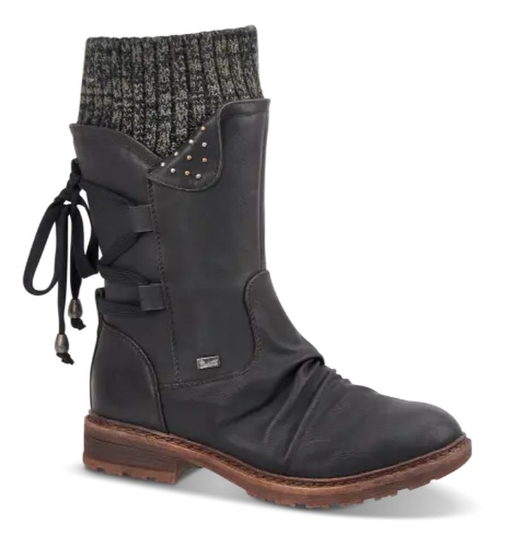 Amber — Lace Up Winter Boots for Women with Knit Cuff (9)