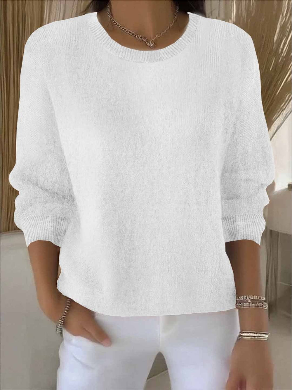 Andrea — Crew Neck Sweater for Women (2)
