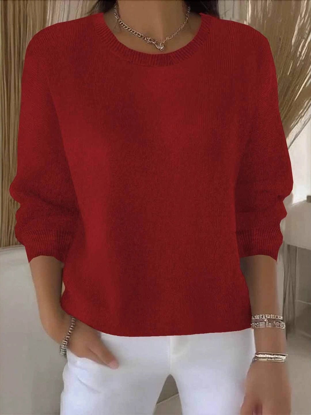 Andrea — Crew Neck Sweater for Women (11)