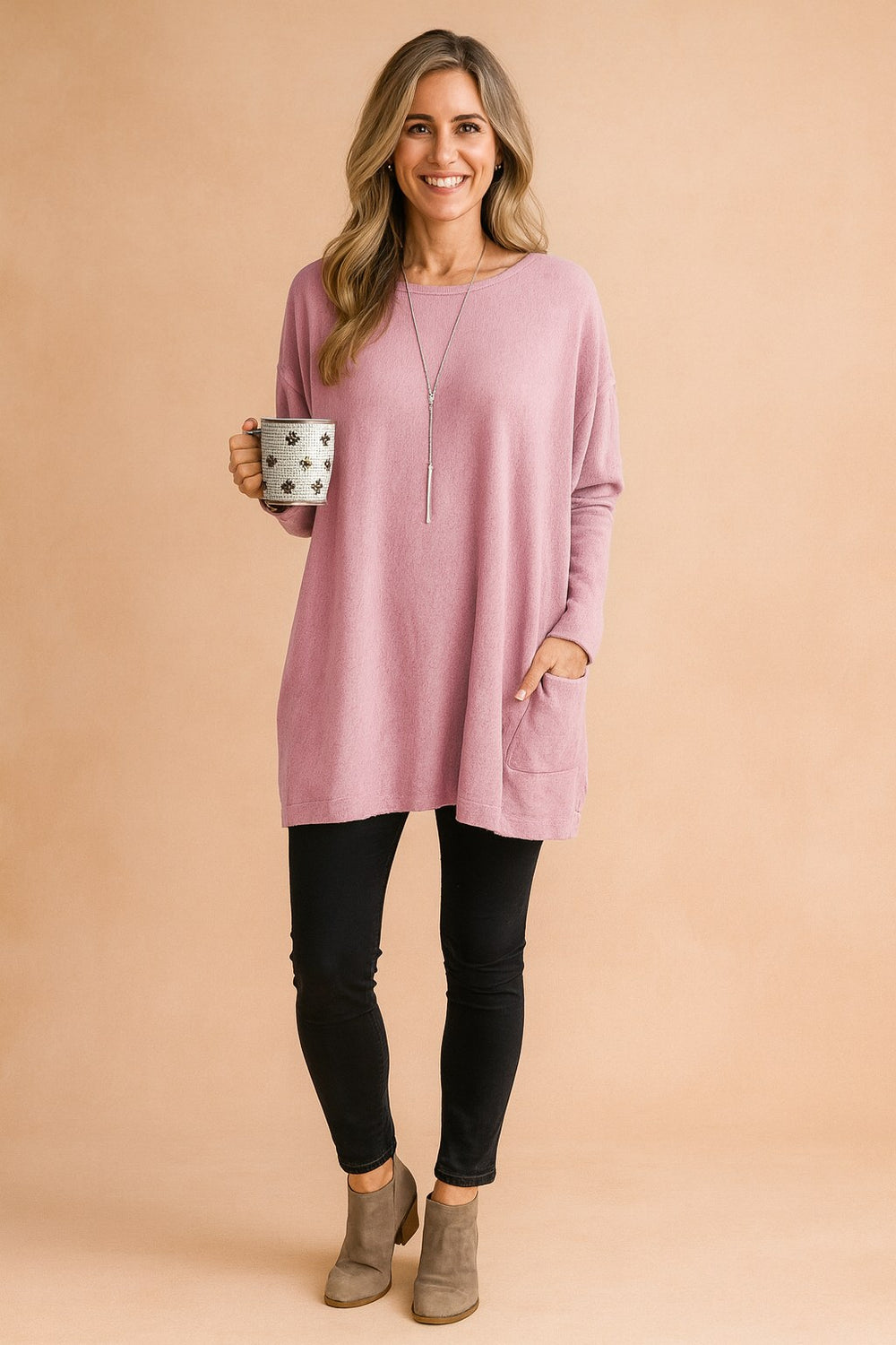 Ashley — Oversized Tunic Sweater for Women with Pockets (2)