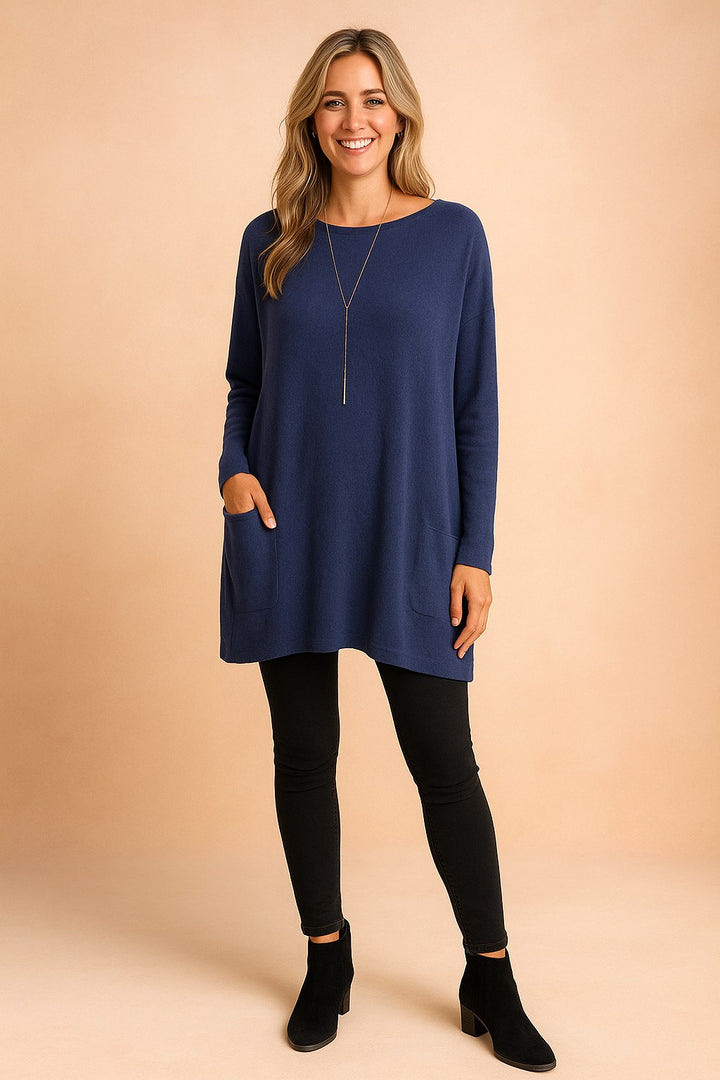Ashley — Oversized Tunic Sweater for Women with Pockets (4)