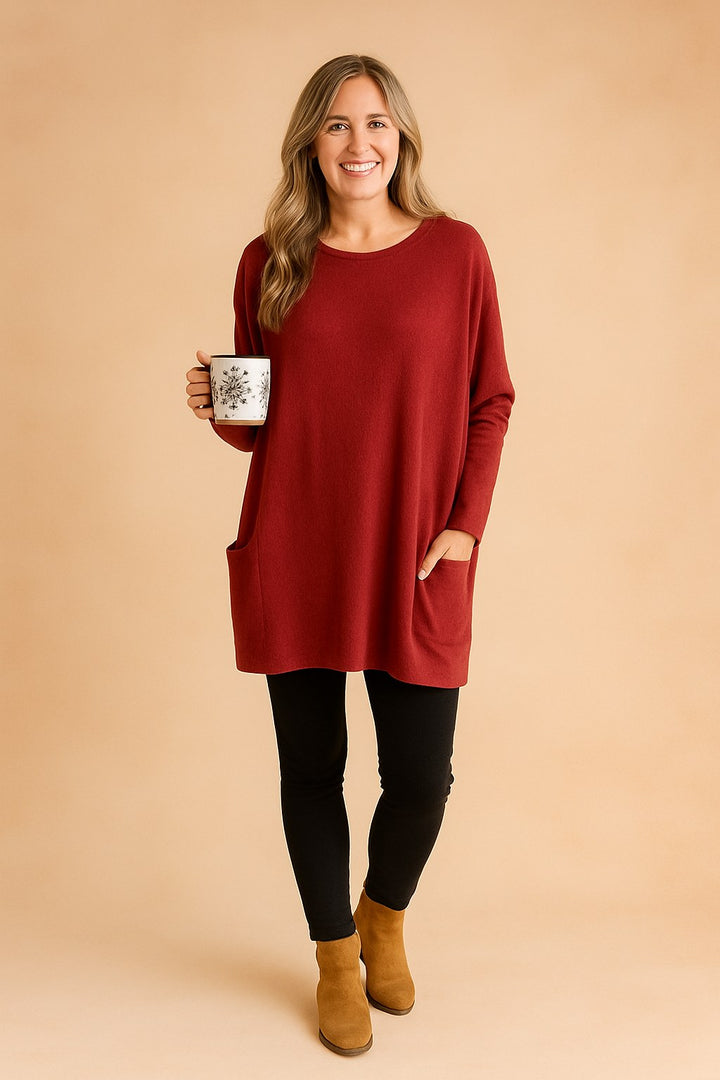 Ashley — Oversized Tunic Sweater for Women with Pockets (5)