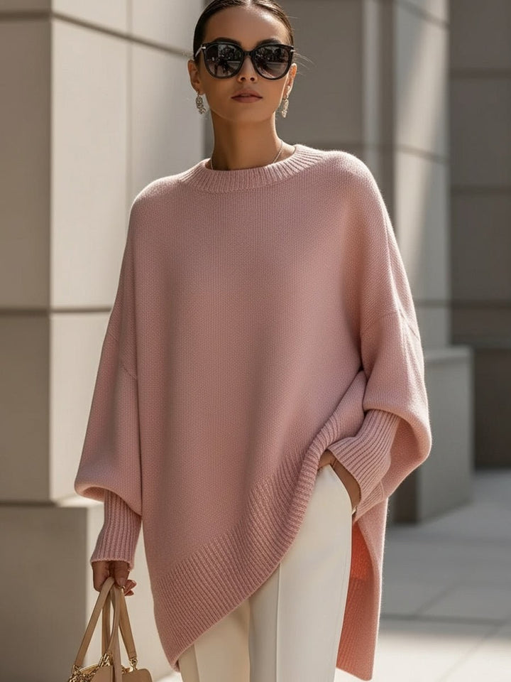 Aurora — Oversized Knit Sweater for Women with Batwing Sleeves (2)