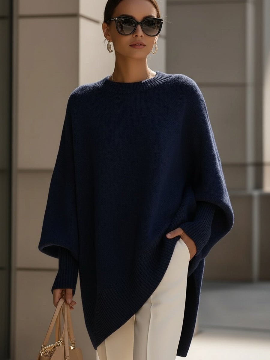 Aurora — Oversized Knit Sweater for Women with Batwing Sleeves (3)
