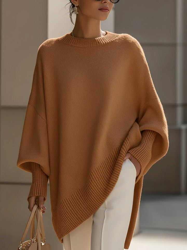 Aurora — Oversized Knit Sweater for Women with Batwing Sleeves (4)