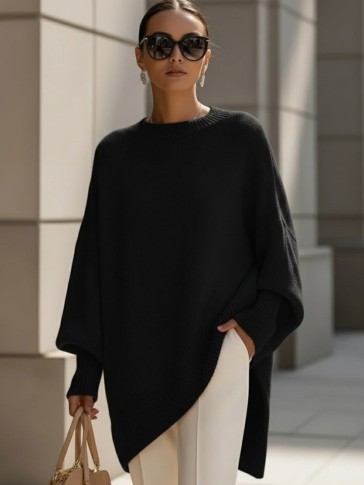 Aurora — Oversized Knit Sweater for Women with Batwing Sleeves (6)