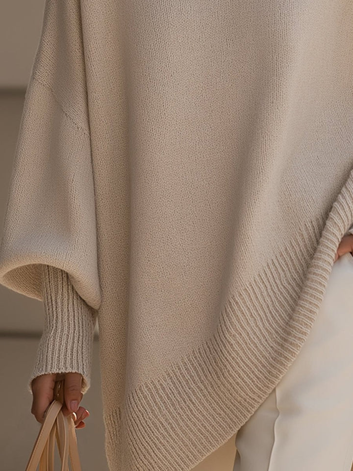 Aurora — Oversized Knit Sweater for Women with Batwing Sleeves (9)