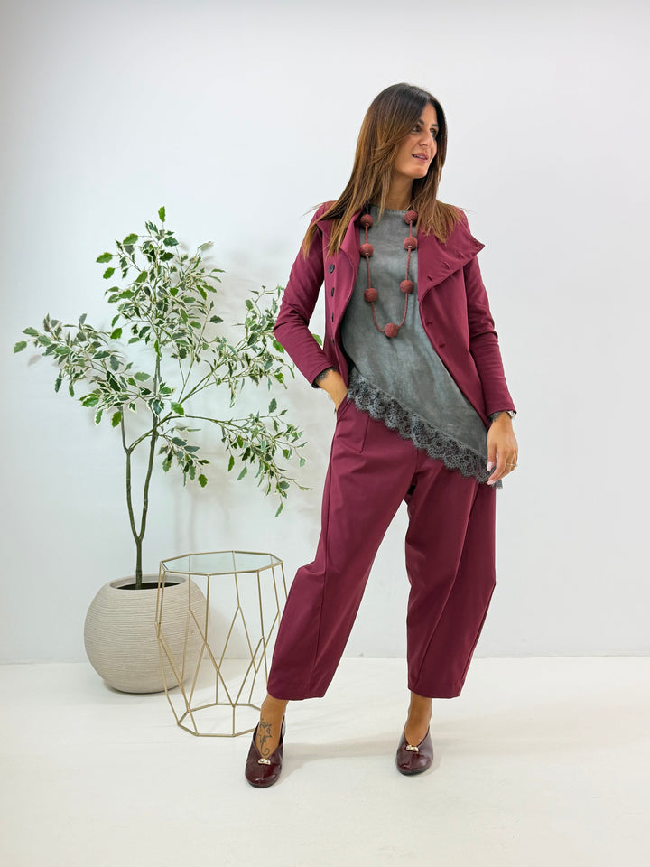 Beth — Cropped Jacket for Women with High Collar (5)