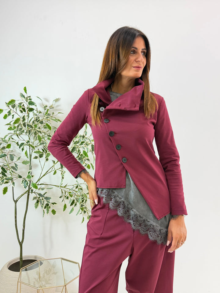 Beth — Cropped Jacket for Women with High Collar (7)