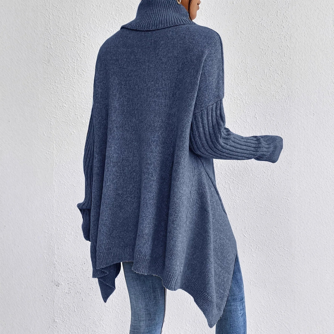 Brittany — Oversized Turtleneck Sweater for Women (3)