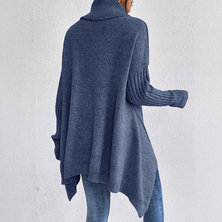 Brittany — Oversized Turtleneck Sweater for Women (3)