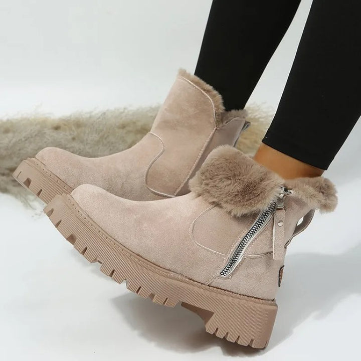 Brooke — Fur Lined Ankle Boots for Women with Chunky Sole (3)