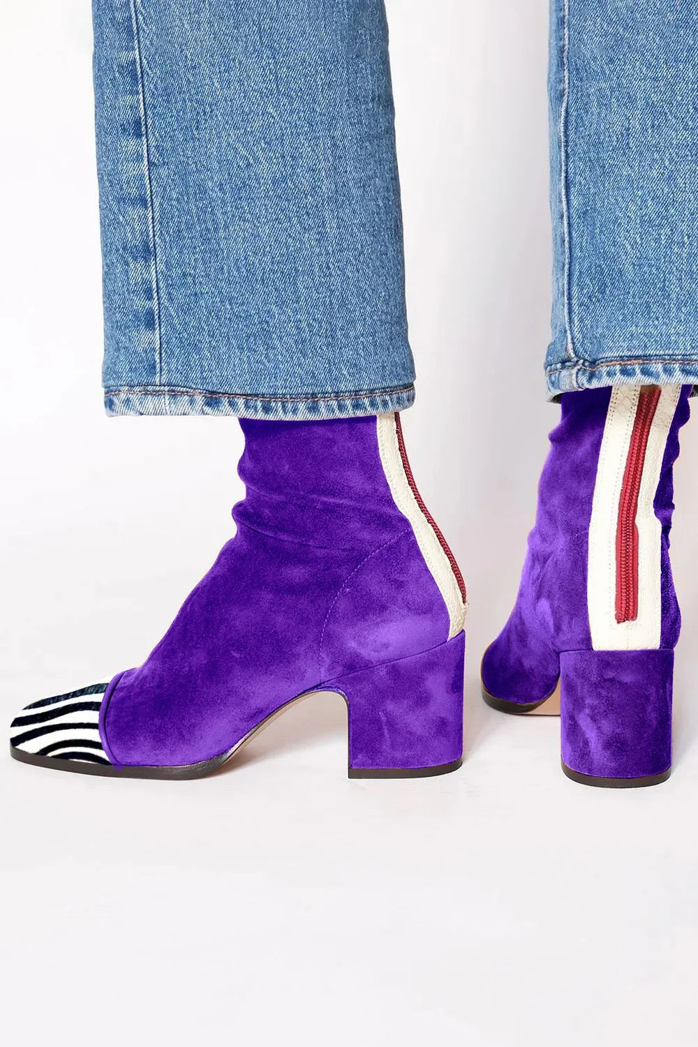 Caroline — Suede Ankle Boots for Women with Heel (2)