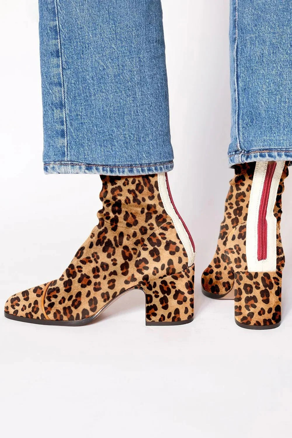 Caroline — Suede Ankle Boots for Women with Heel (4)