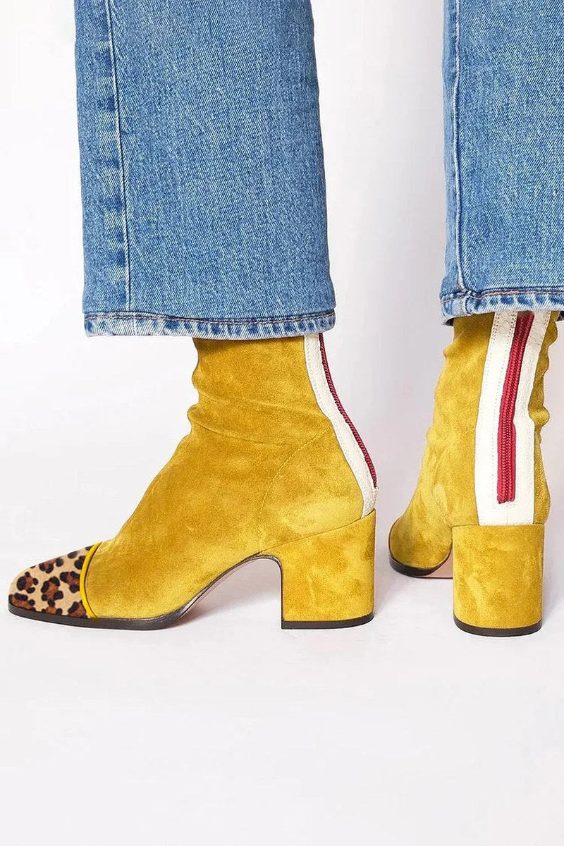 Caroline — Suede Ankle Boots for Women with Heel (6)