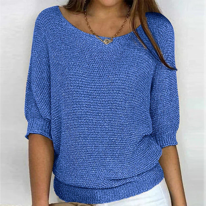 Courtney — Batwing Sweater for Women with Three Quarter Sleeves (6)