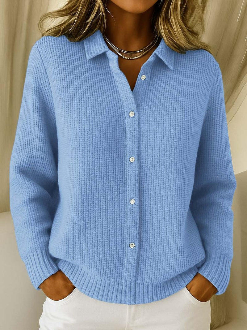 Dana — Knit Cardigan for Women with Collar
