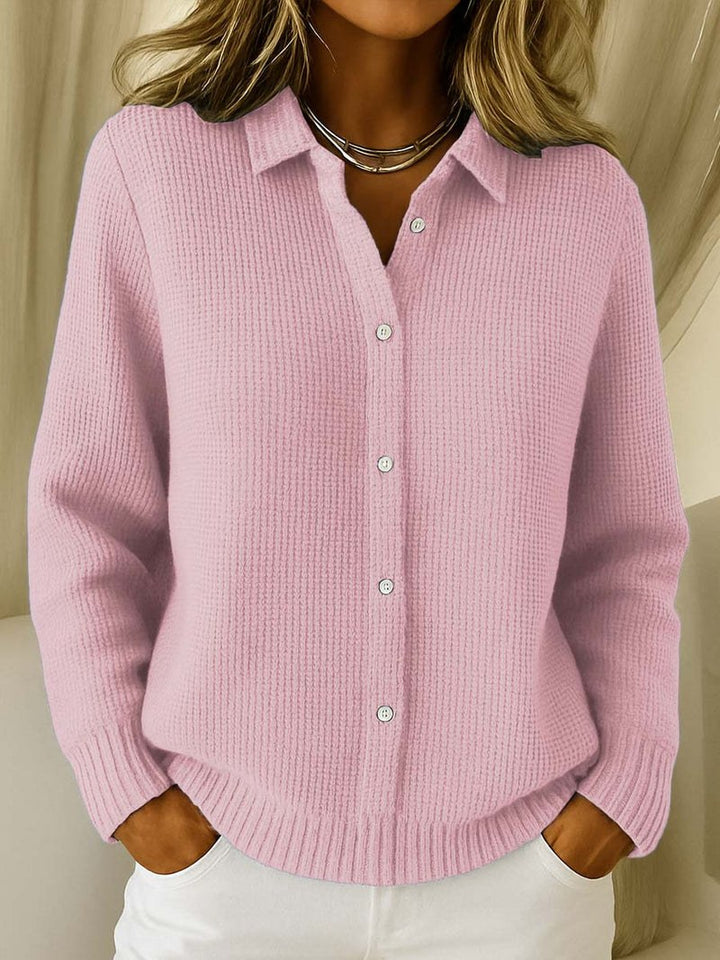 Dana — Knit Cardigan for Women with Collar (3)
