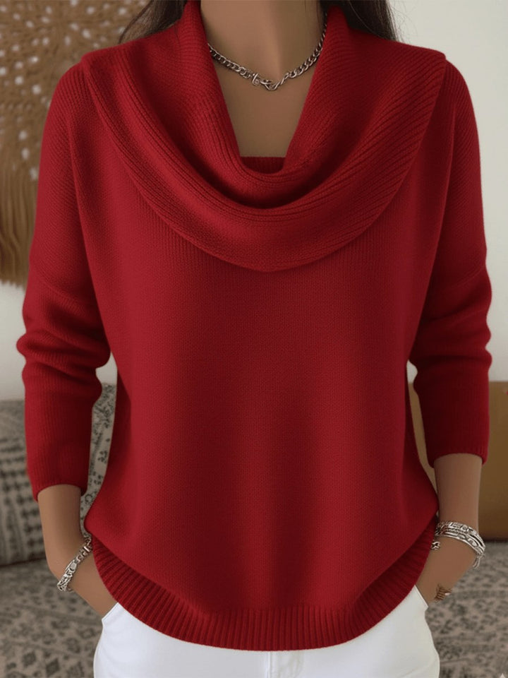 Denise — Cowl Neck Sweater for Women