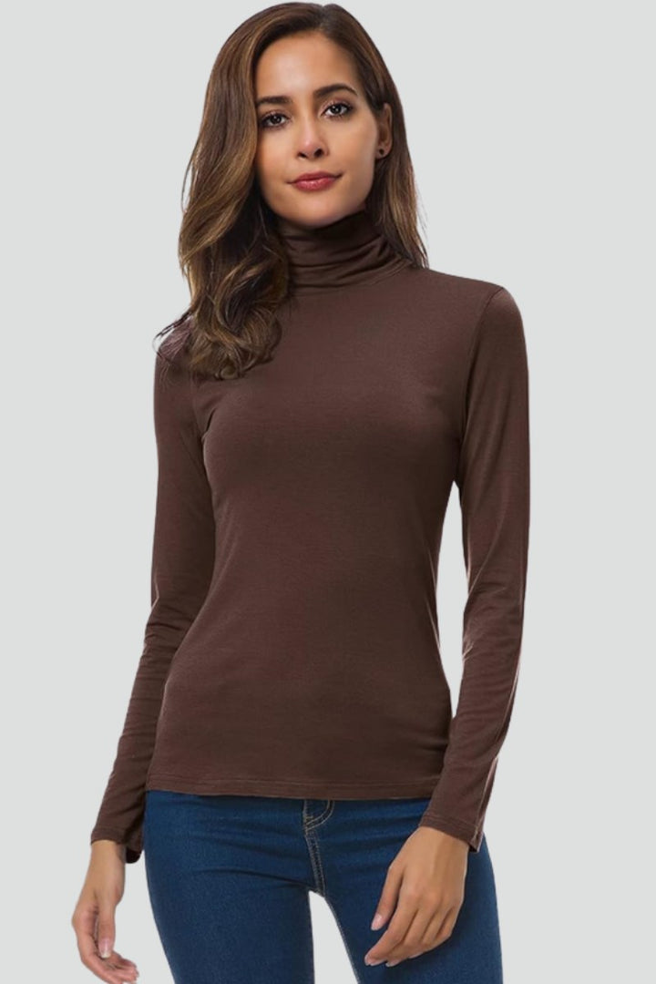 Emily — Fitted Turtleneck Sweater for Women (4)
