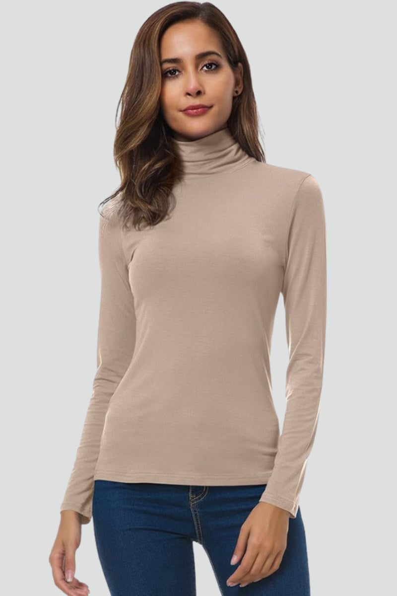 Emily — Fitted Turtleneck Sweater for Women (5)