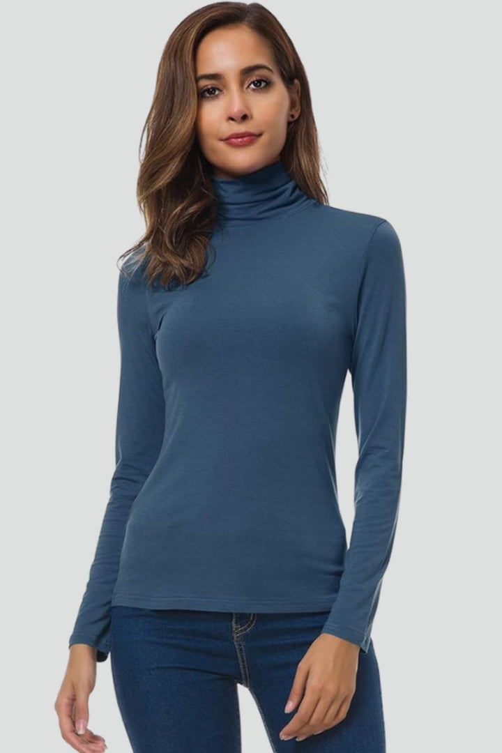 Emily — Fitted Turtleneck Sweater for Women (6)
