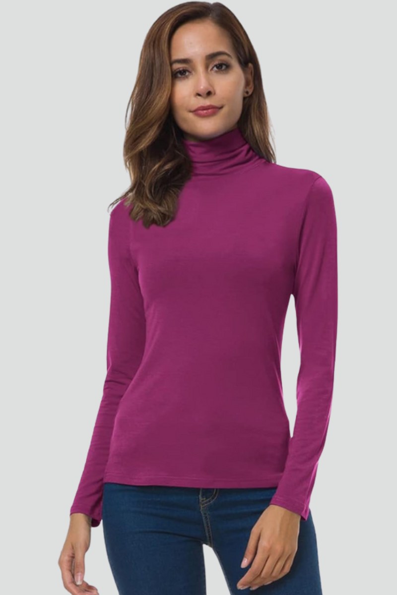Emily — Fitted Turtleneck Sweater for Women (10)