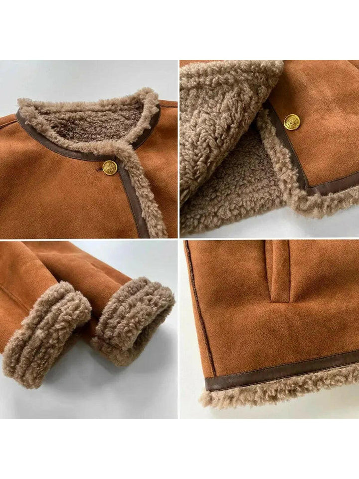 Felicity — Shearling Jacket for Women with Button Front (5)
