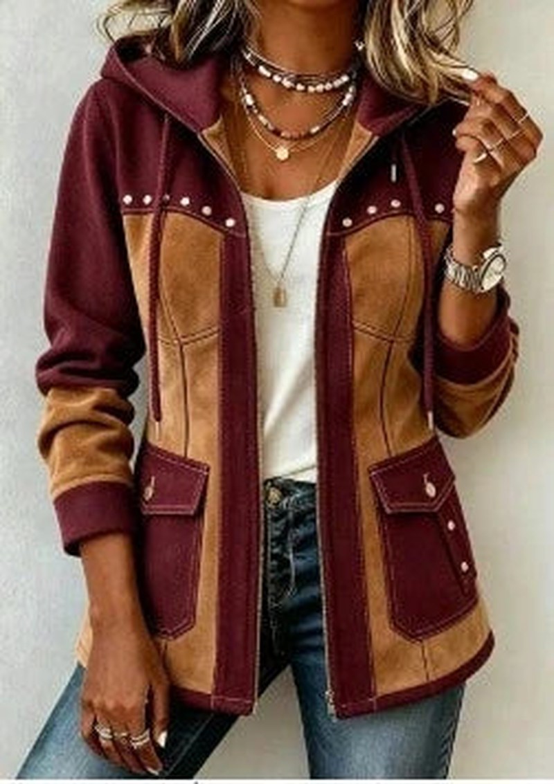 Gina — Hooded Jacket for Women with Pockets (3)