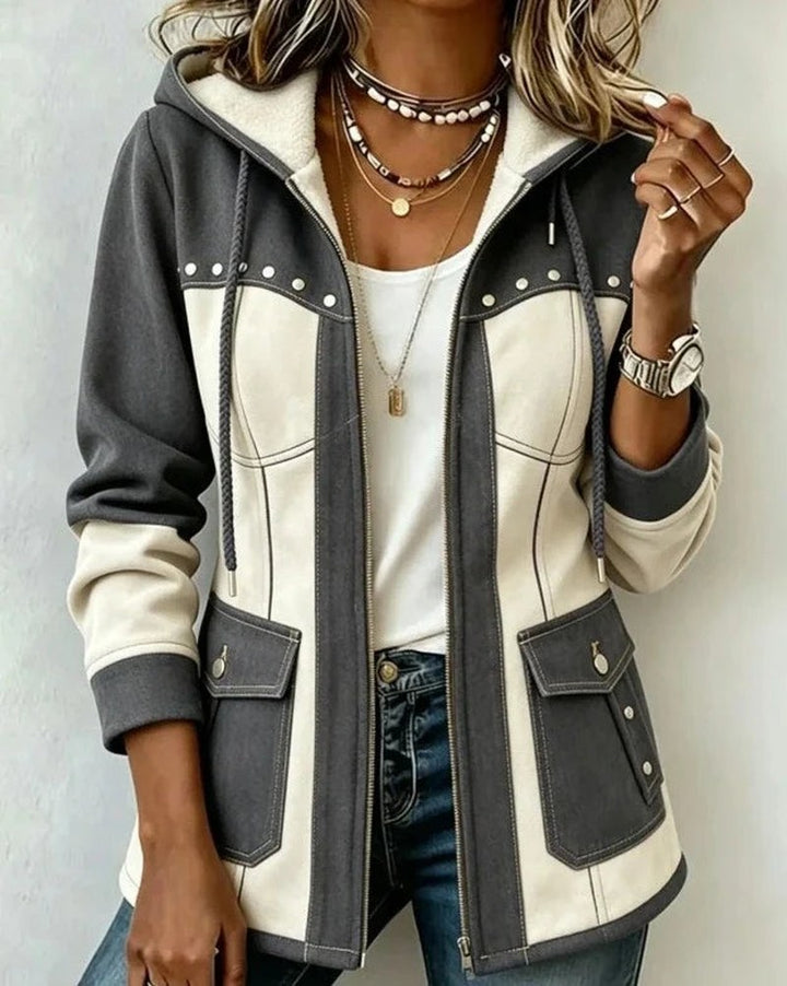Gina — Hooded Jacket for Women with Pockets (6)