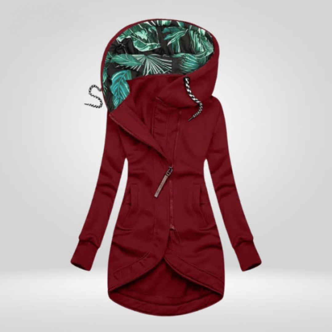 Heather — Hooded Winter Coat for Women with Drawstring (4)