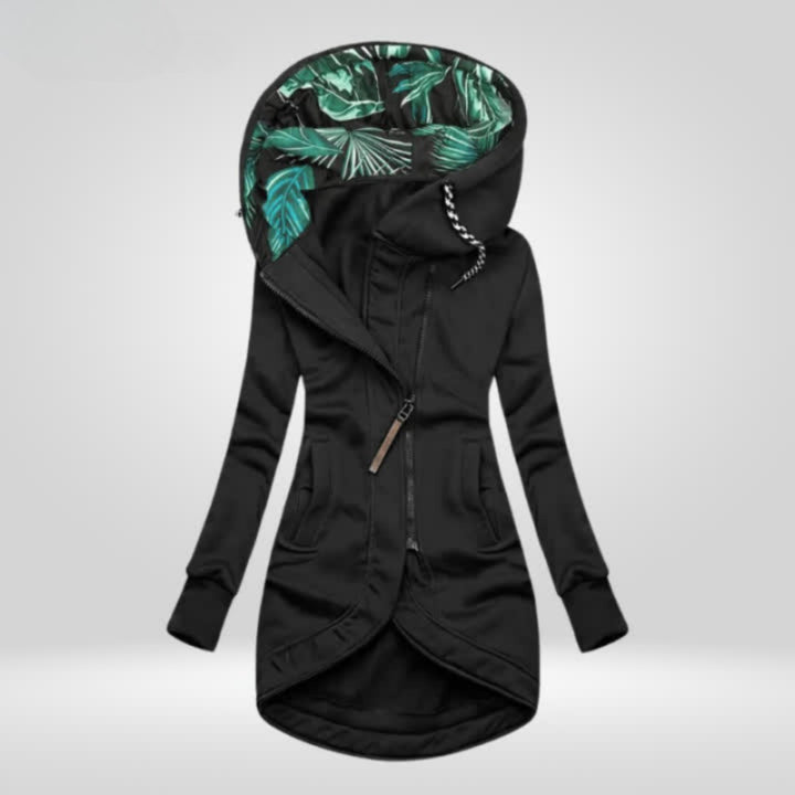 Heather — Hooded Winter Coat for Women with Drawstring (5)
