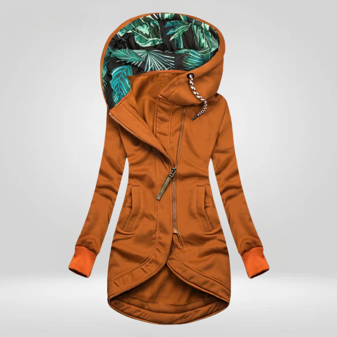 Heather — Hooded Winter Coat for Women with Drawstring (6)