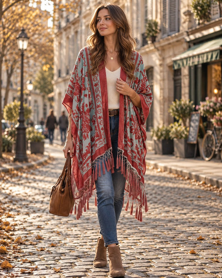 Holly — Long Cardigan for Women with Fringe (5)