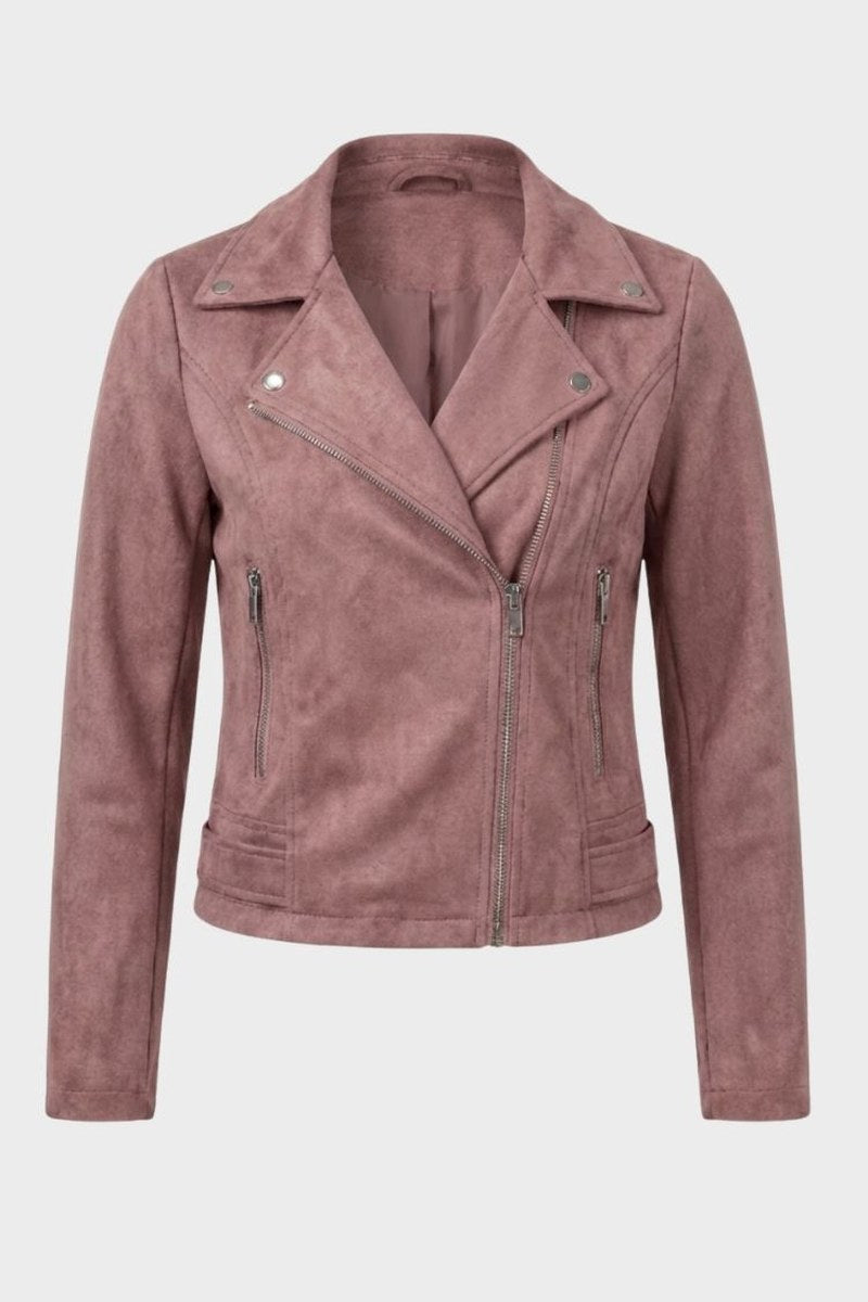 Irene — Biker Jacket for Women with Zipper (5)