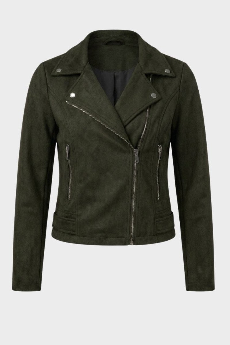 Irene — Biker Jacket for Women with Zipper (6)