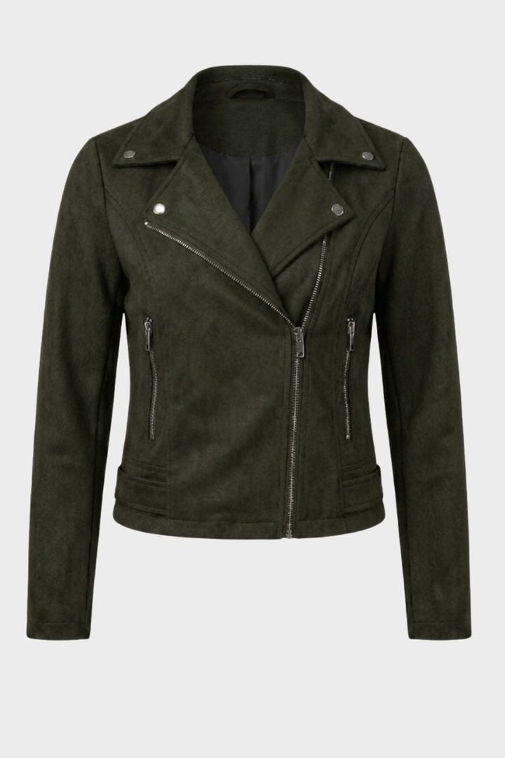 Irene — Biker Jacket for Women with Zipper (6)