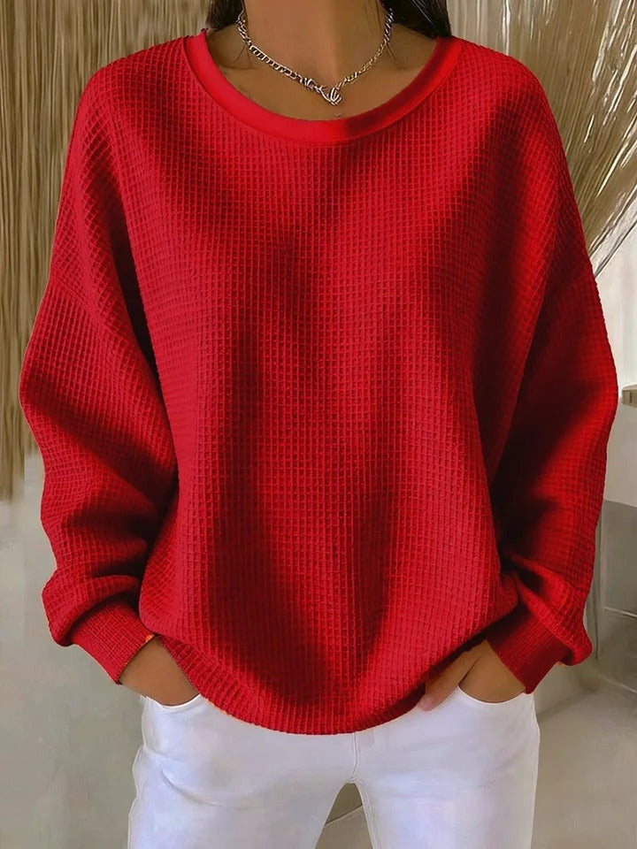 Jessica — Oversized Crew Neck Sweater for Women (2)