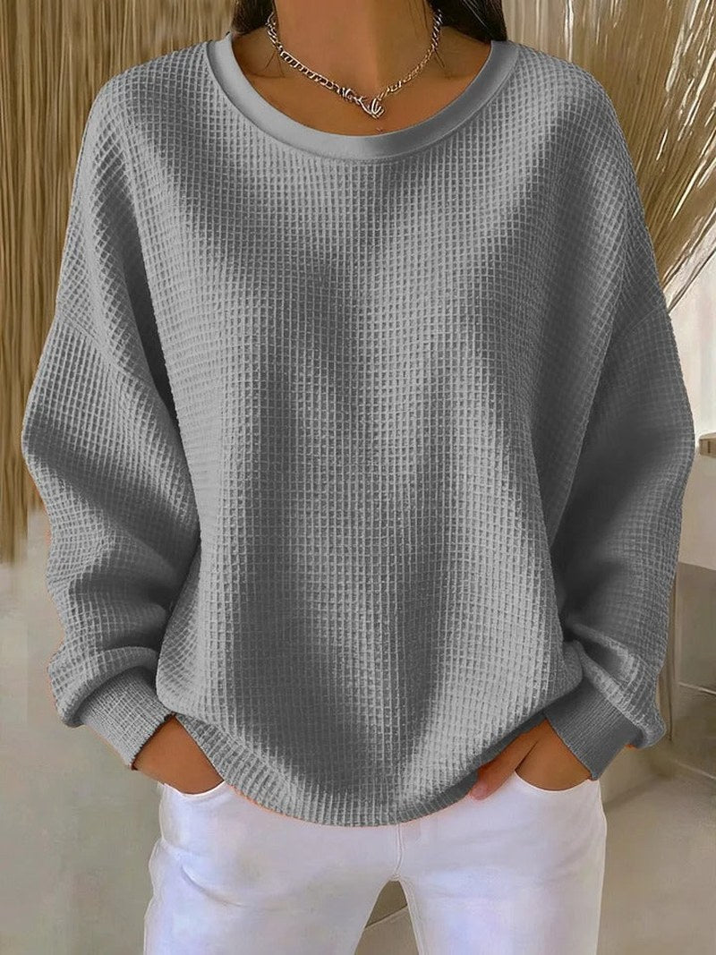 Jessica — Oversized Crew Neck Sweater for Women (3)