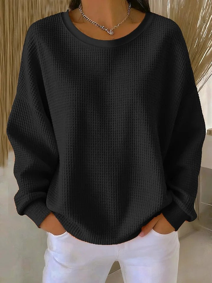 Jessica — Oversized Crew Neck Sweater for Women (7)