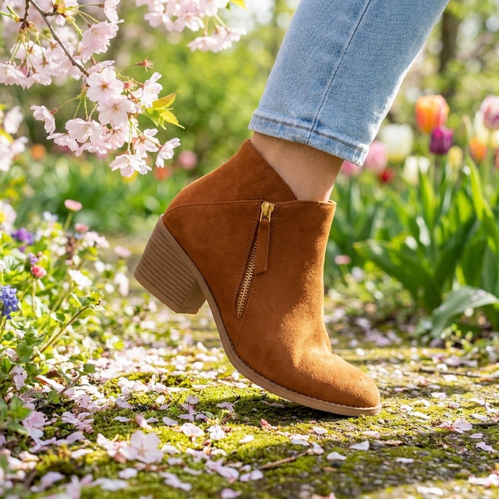 Juno — Heeled Ankle Boots for Women with Zipper (4)