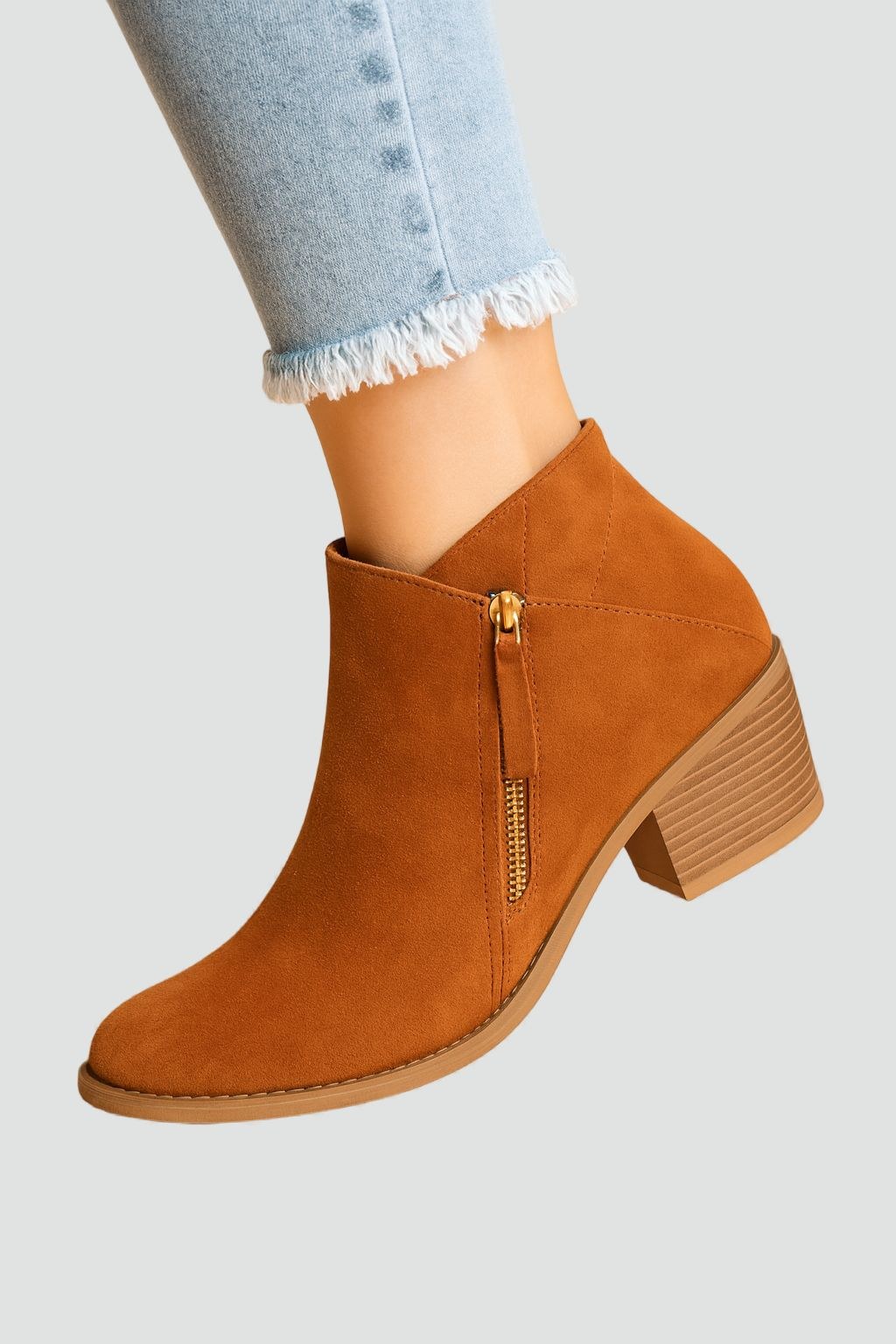 Juno — Heeled Ankle Boots for Women with Zipper (10)
