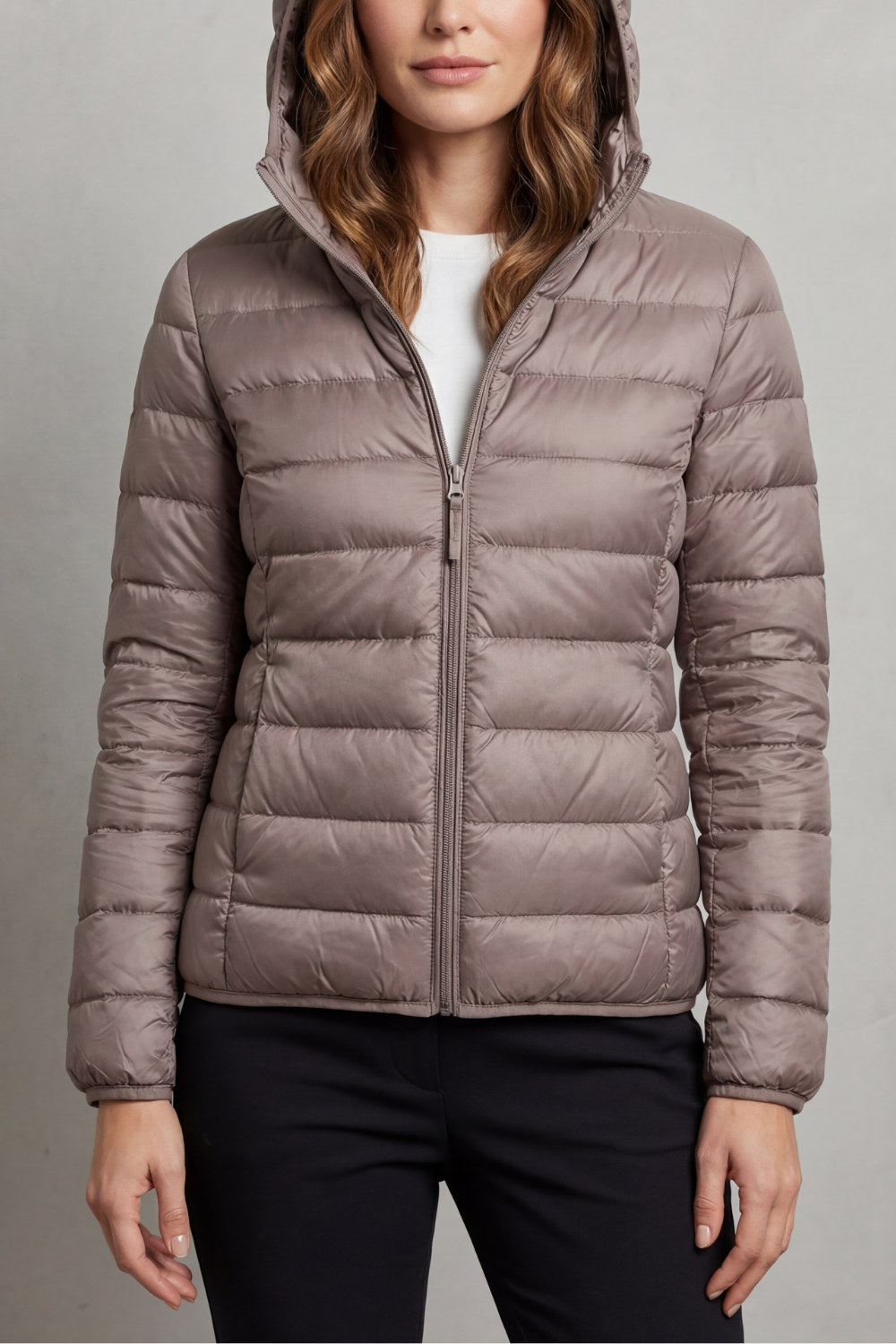 Kayla — Lightweight Puffer Jacket for Women with Hood