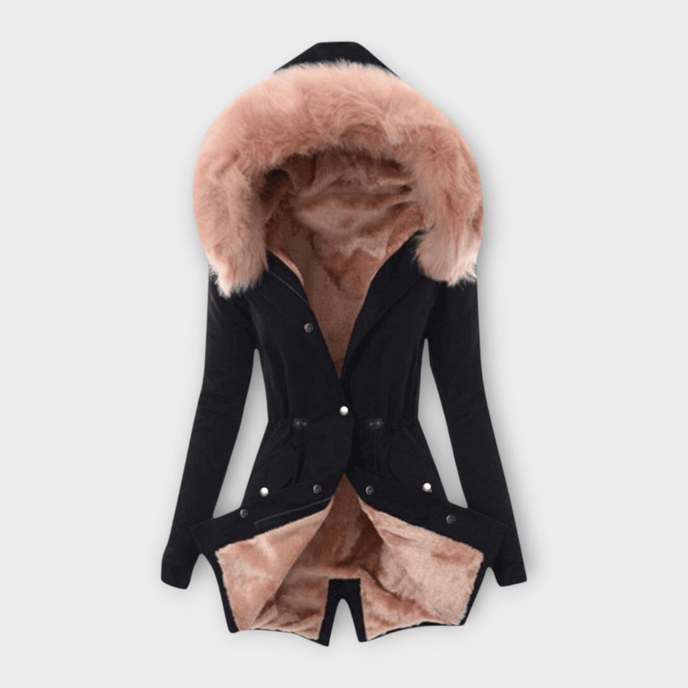 Leslie — Hooded Parka for Women with Fur Trim (2)