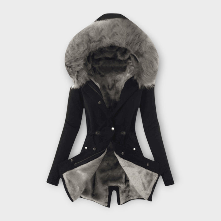 Leslie — Hooded Parka for Women with Fur Trim (3)