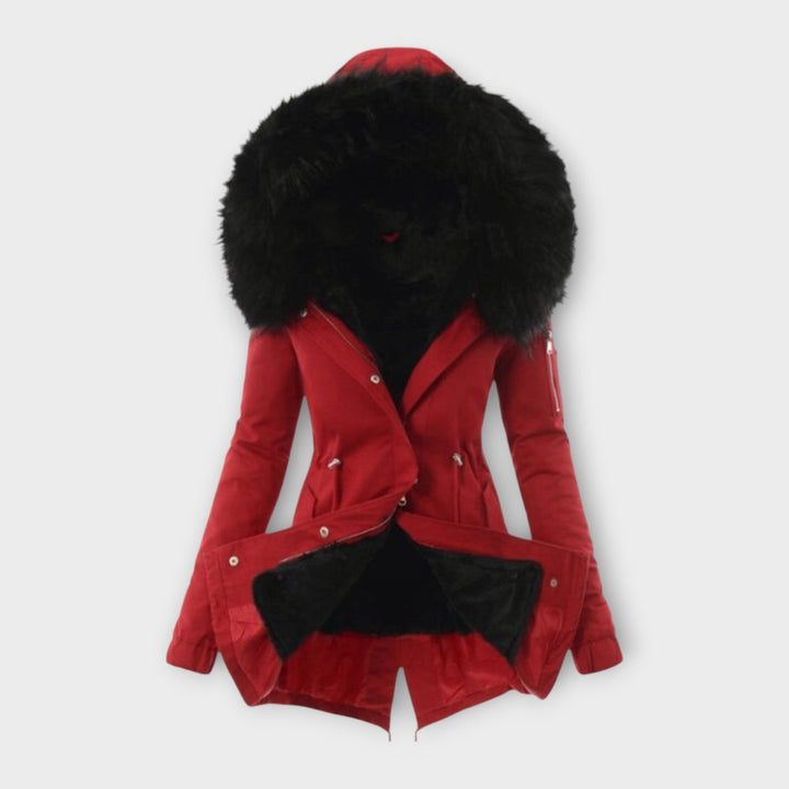 Leslie — Hooded Parka for Women with Fur Trim (5)