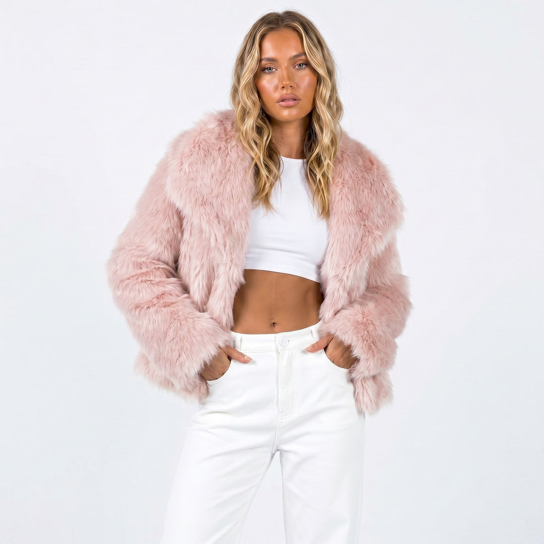 Monica — Fur Jacket for Women with Wide Collar (6)