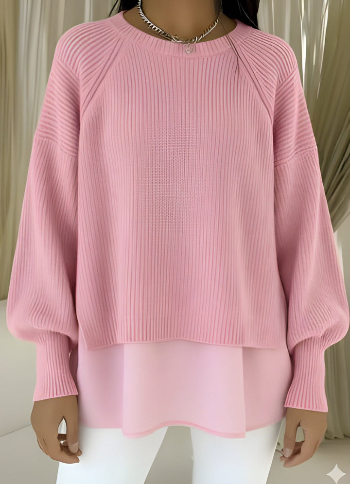 Naomi — Knit Sweater for Women with Balloon Sleeves (2)