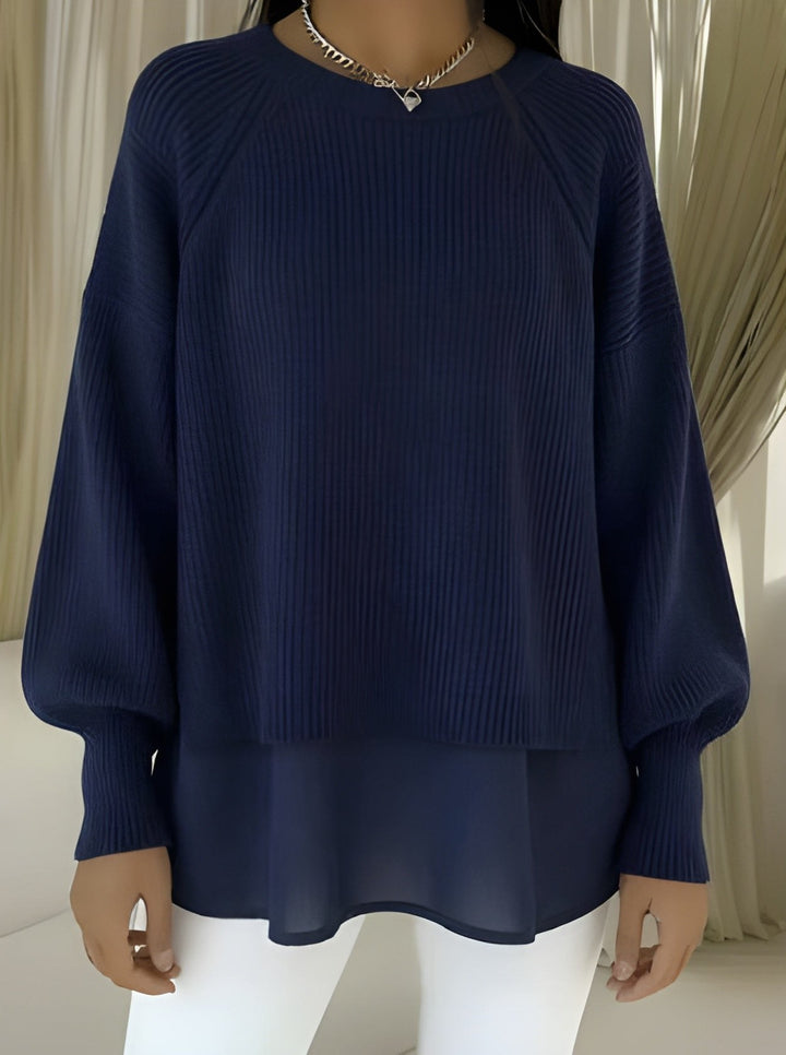 Naomi — Knit Sweater for Women with Balloon Sleeves (4)
